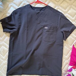 Figs Men's Charcoal Grey Scrubs Set
